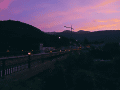 芦ノ牧橋の夕焼け2