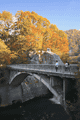 旧戸倉大橋と紅葉