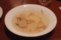 カニとホタテのスープ