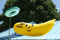 バナナ浮き輪