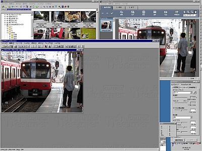ViX(左上)+RAW Image Task(右上)+OPTPiX webDesigner(下)を連携