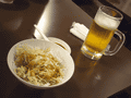 ビールとお通し